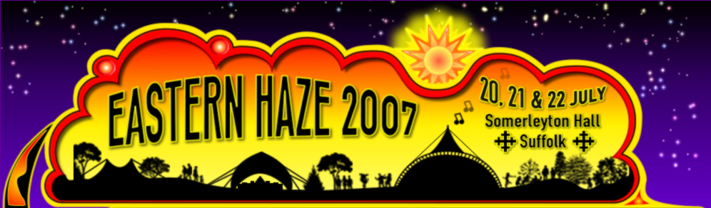 Logo- flyer for  eastern Haze festival